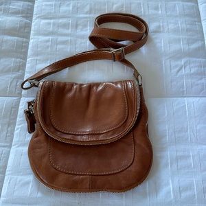 Italian leather crossbody bag